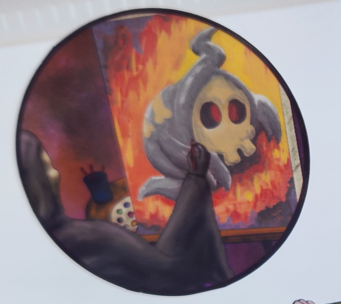 Ghostface and Duskull Sticker