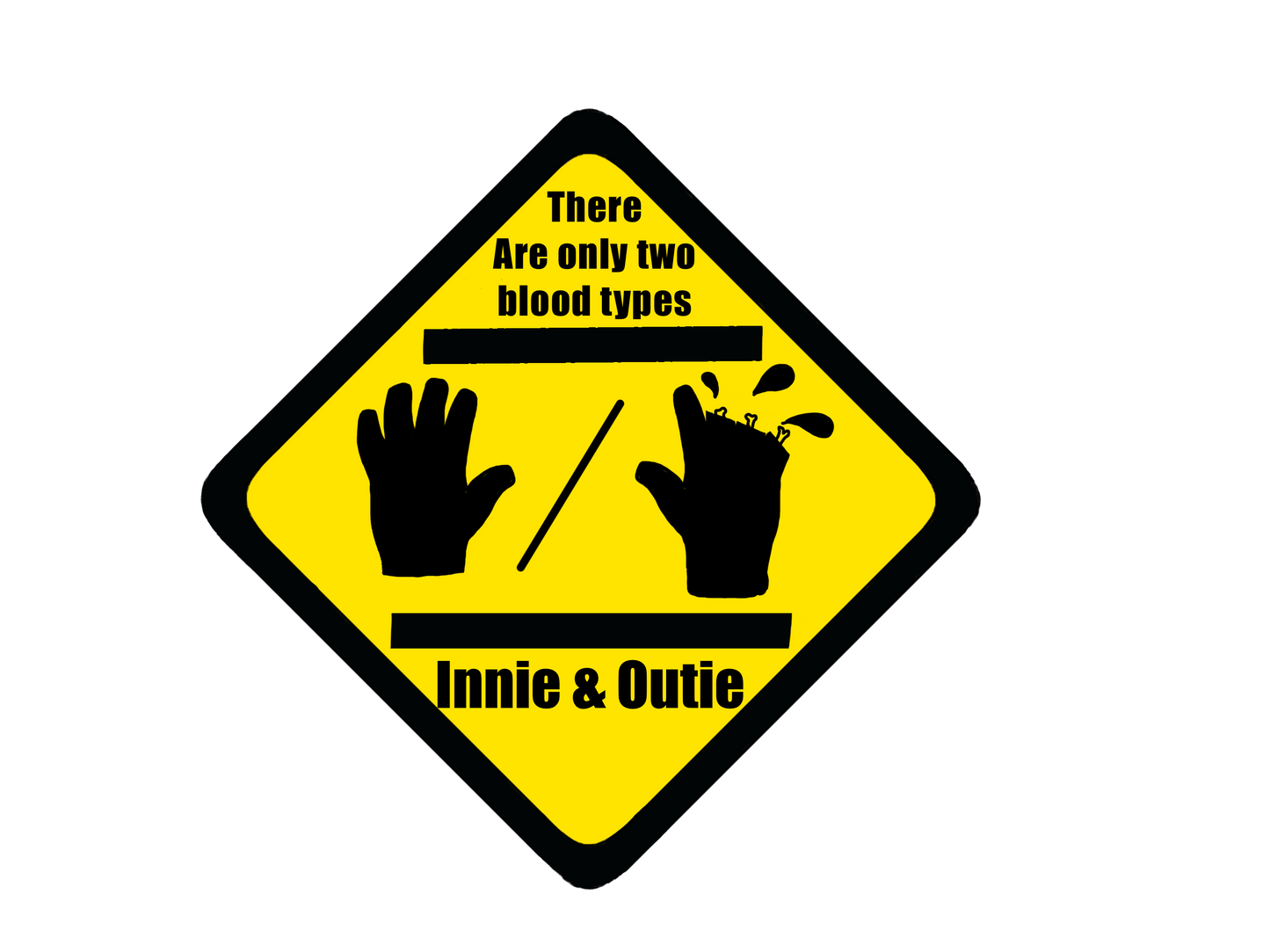 2 Blood Types, Digital Art Print