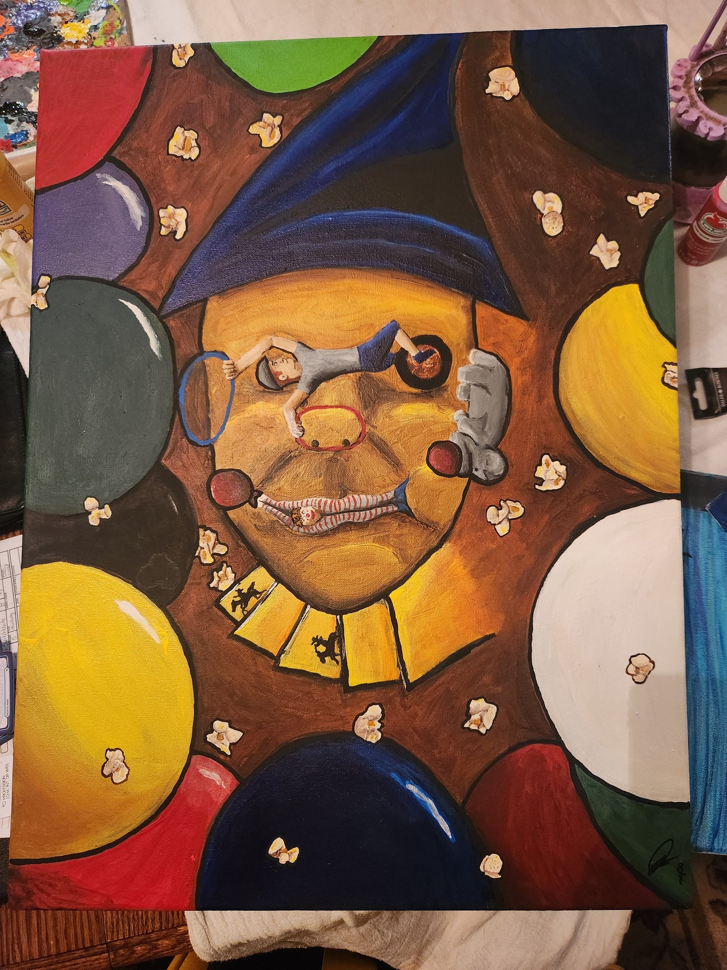 Clown Illusion Print