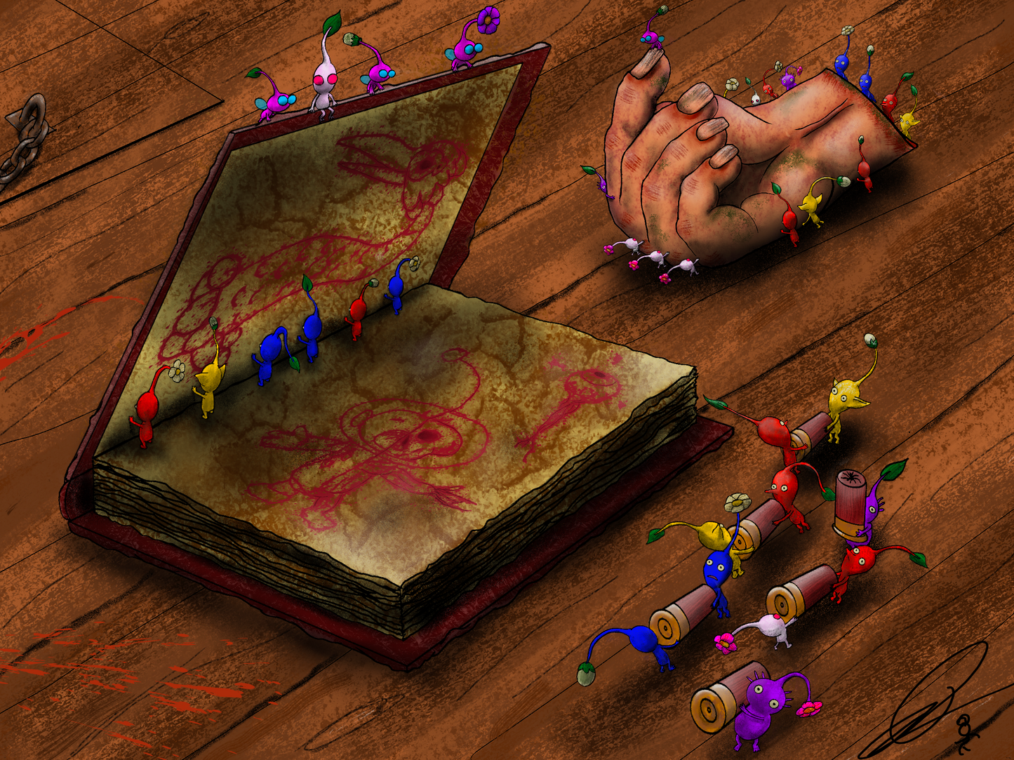 Horror Pop culture Mash-up, 3" Stickers