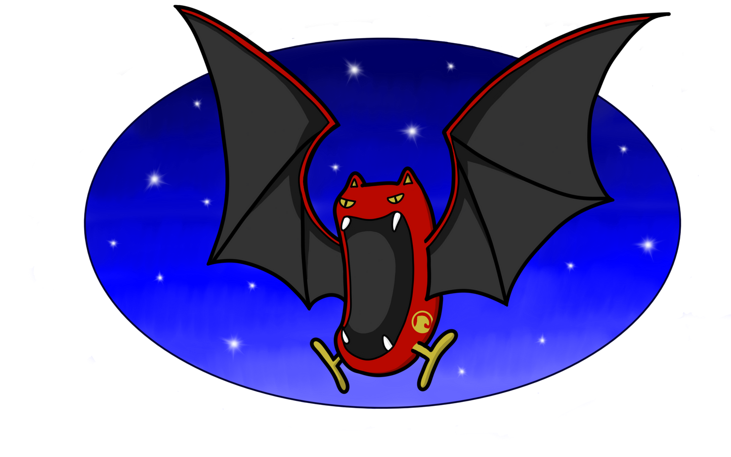 Red Robin Golbat Sticker