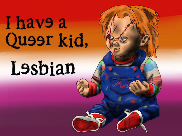Pride Chucky Sticker