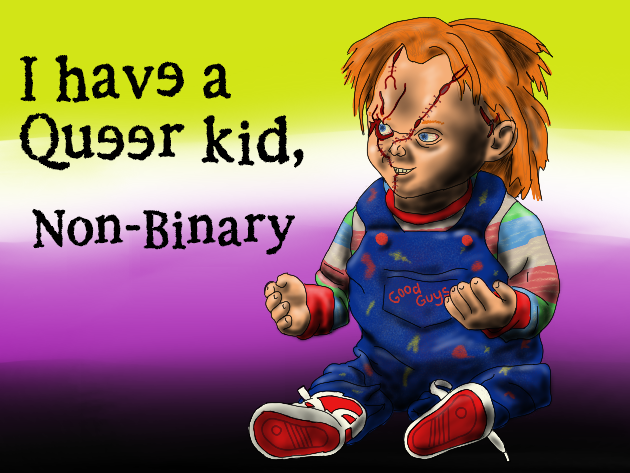 Pride Chucky Sticker