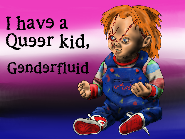 Pride Chucky Sticker