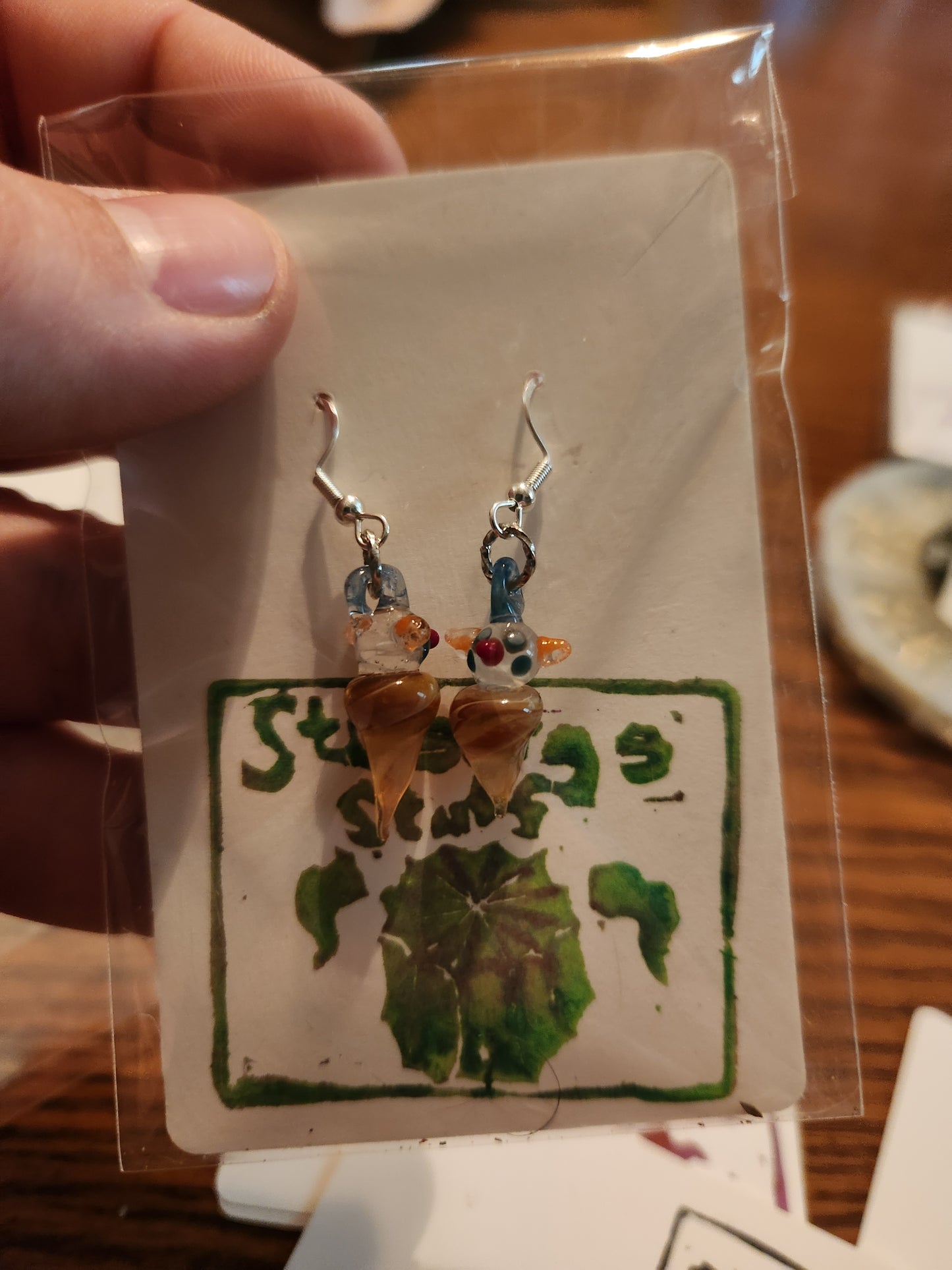 Glass Earring Pair (Handmade)