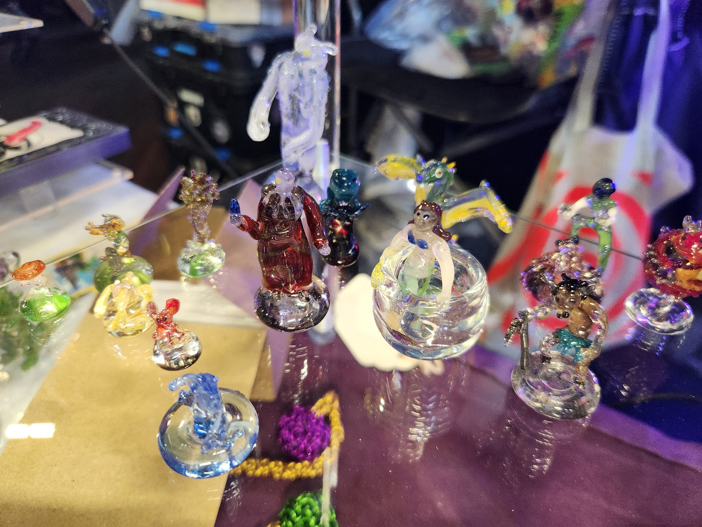 Glass TTRPG figure