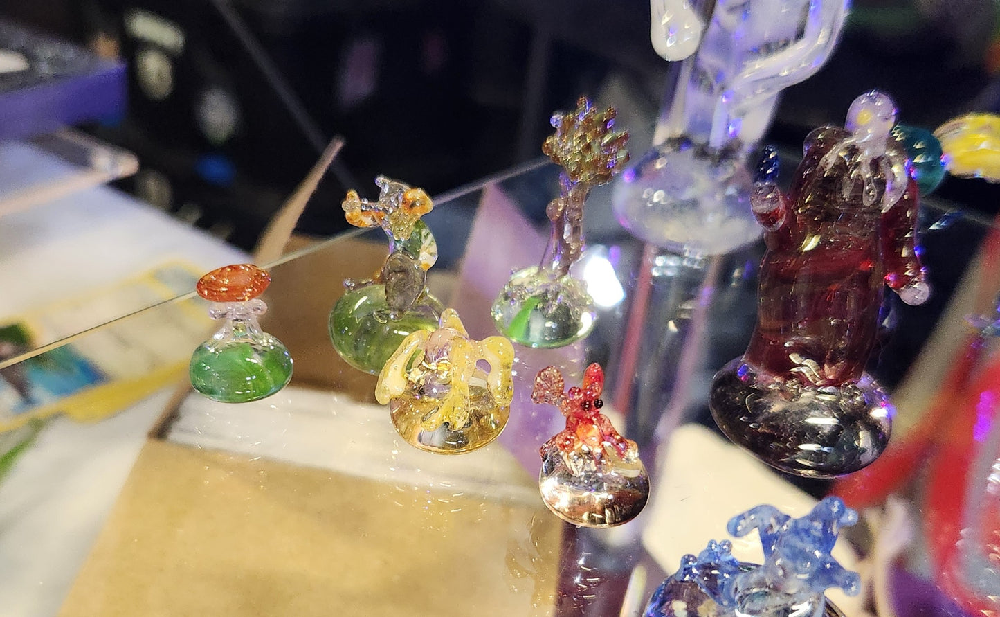 Glass TTRPG figure