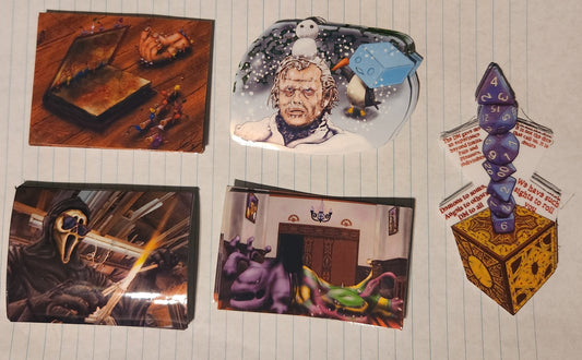 Horror Pop culture Mash-up, 3" Stickers