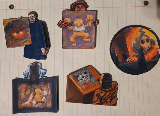 Horror Pokemon Painting Sticker