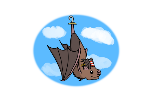 Pirate Bats, 3" Stickers