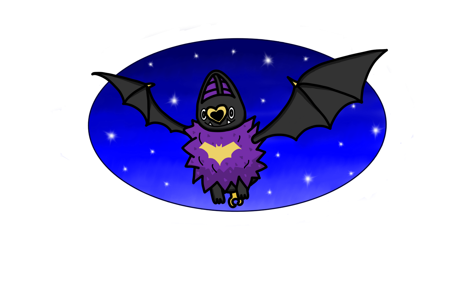 Batgirl Swoobat Sticker