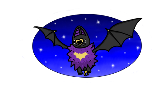 Batgirl Swoobat Sticker