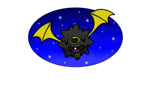 Batgirl Woobat Sticker