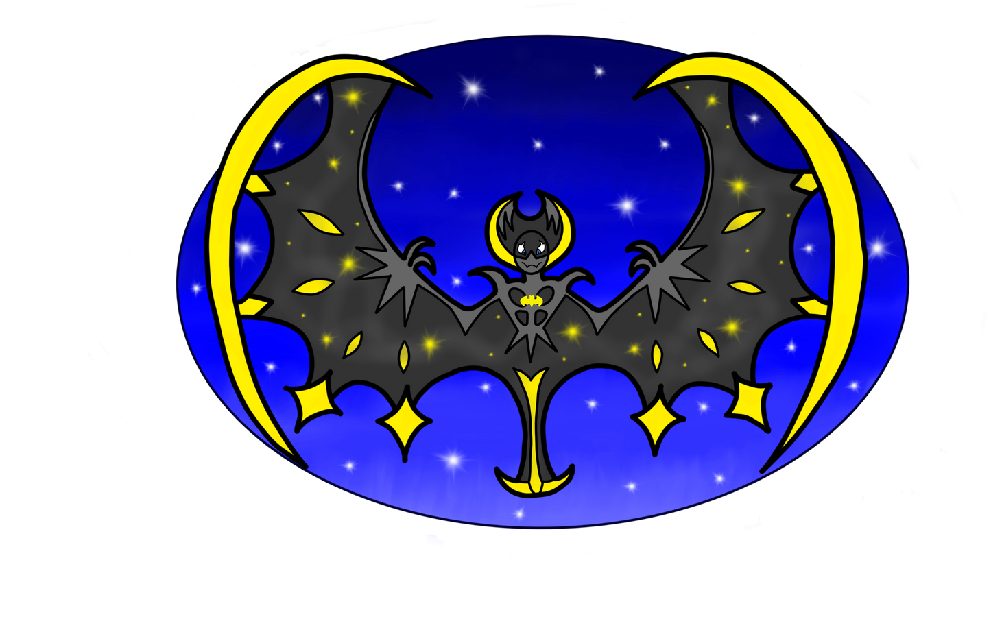 Batman Family Pokemon Mash-up Sticker