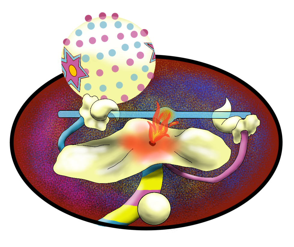 Blacephalon Glass Blowing Sticker