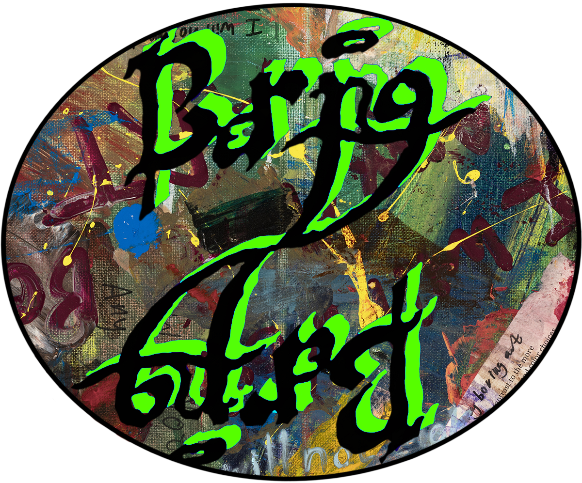 Boring Art Ambigram Sticker