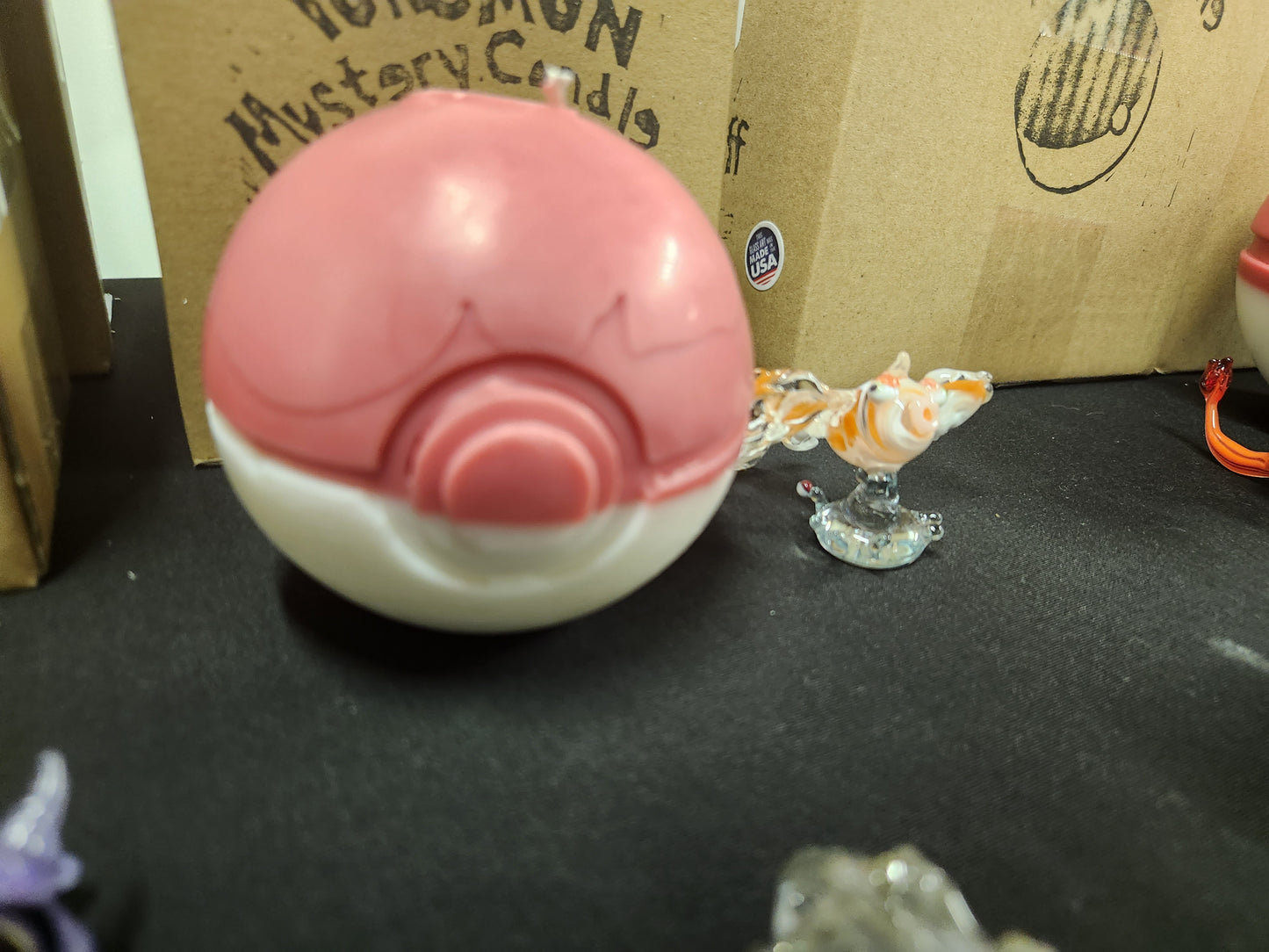 Pokeball Mystery Candle (Glass Pokemon)