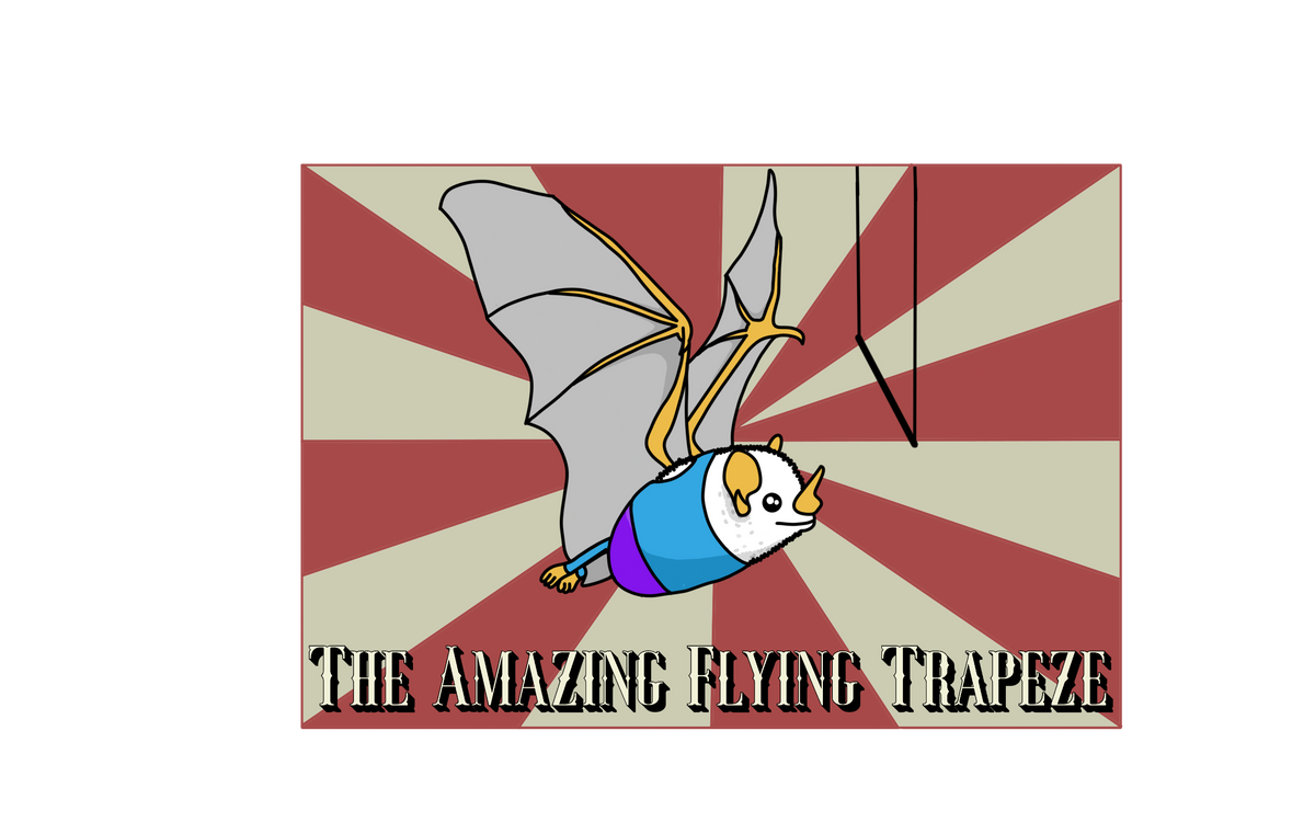 Circus Bats, 3" Stickers