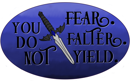 You Do Not Yield Sticker