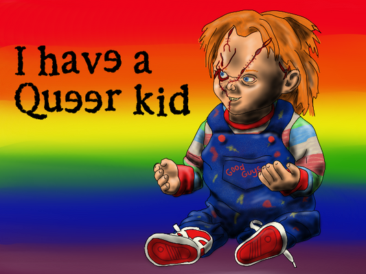 Pride Chucky Sticker