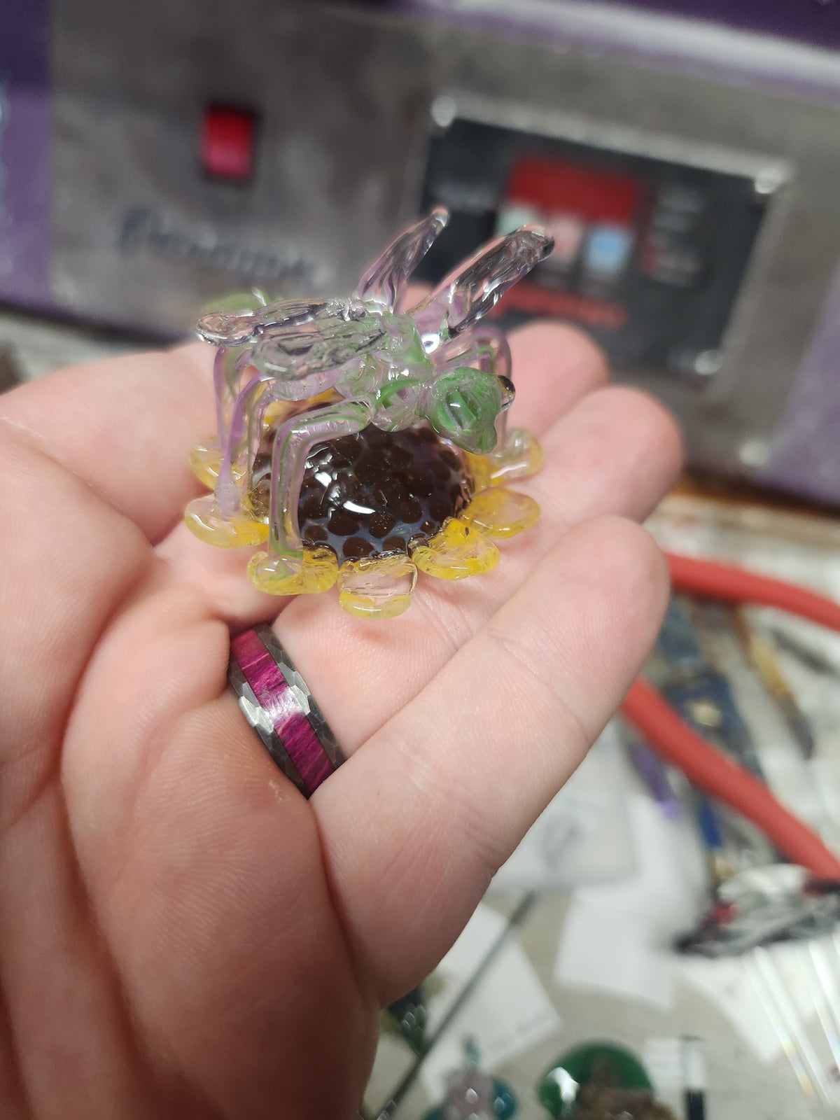 Glass Bug Figures