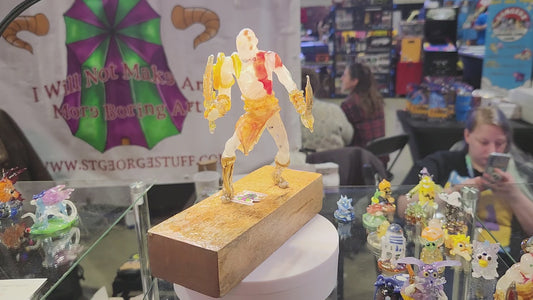 Glass Action/Adventure Gaming Characters Figures