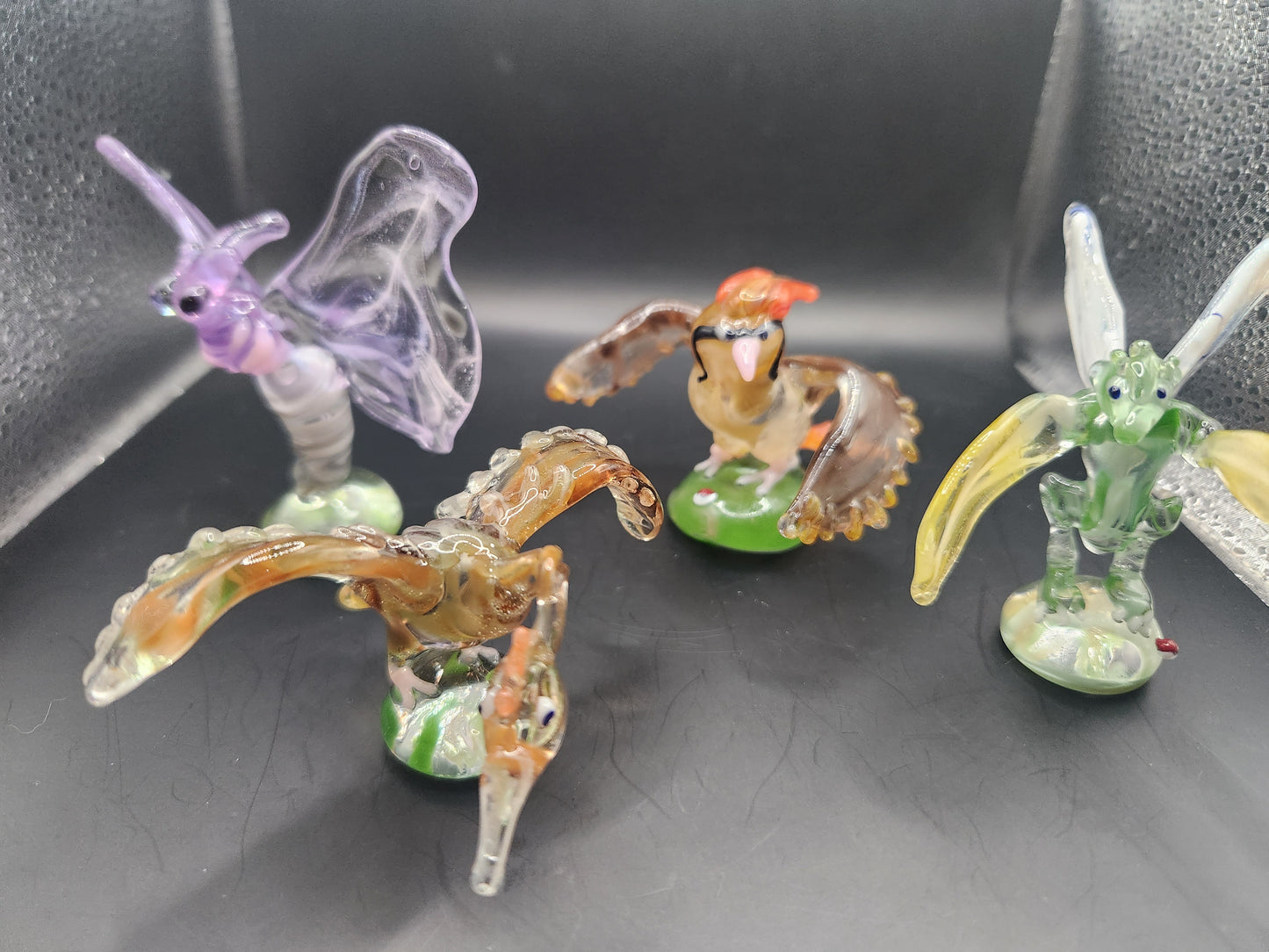 Glass Pokémon, Bug Type and Poison Type Large and Extra Large