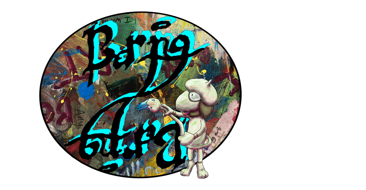 Boring Art Ambigram Sticker